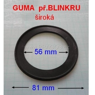 Rubber base of front wide indicator, Škoda 1202–1203