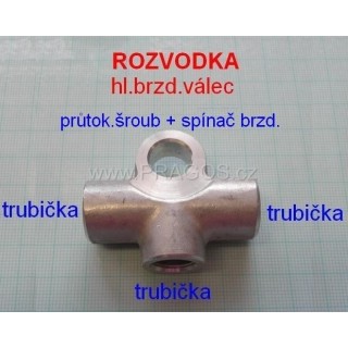 Brake distributor for master cylinder D22 and D25.5