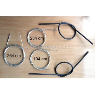 Lanovody ruční brzdy kompletní sada, Škoda 1200–2