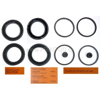 Sada těsnění brzd.třmenu př.kotouč.brzd D46mm pro vozy Škoda Š100–120neMaxi