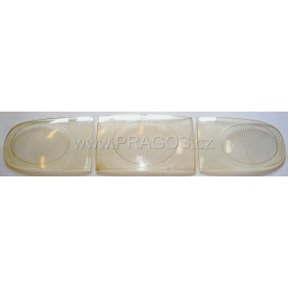 Headlight glasses, Tatra 603–1 (set of 3 pcs)