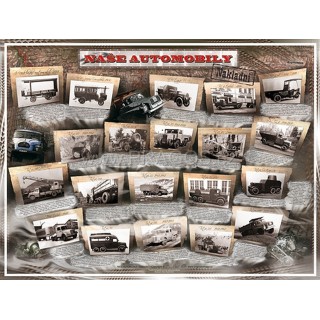 Obraz nákladních automobilů 1918–1992, 150 × 120 cm