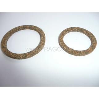 Seal for glass brake reservoir and fuel sediment bowl
