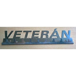 Nápis „VETERAN“ – věšák