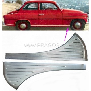 Tvarový díl lišty prahu, pro vozy Škoda Spartak, 450
