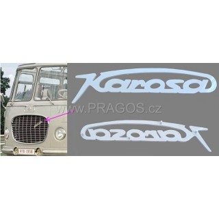 Znak „Karosa“ na přední masce RTO