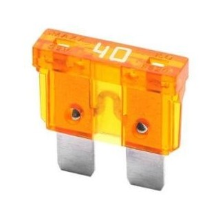 Flat plastic fuse 40A, orange