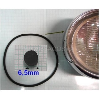 Gumička světlometu "O" 6,5 mm cena ks
