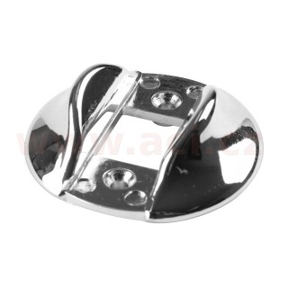 Okrasná chromová rozeta vnitřní kliky dveří, L=P