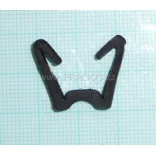 Velvet strip windows 14x17 mm Felicia, length 2.3 m, for car