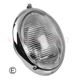 Přední světlo asymetrické s rámečkem, P