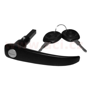 Vnější klika bočních posuvných dveří se zámkem a 2 klíči černá, P