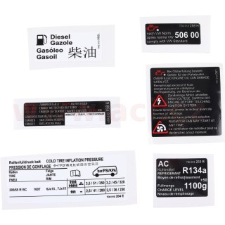 Sada samolepek pro T4