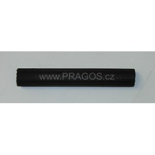 Water hose 50/62 mm, black rubber, per meter