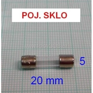 Pojistka skleněná 6,3 A