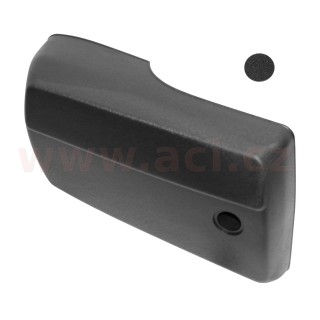 Roh předního i zadního nárazníku, černý (LP + PZ)