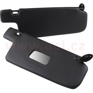 Sada slunečních clon, černé, 2 ks