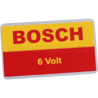 Samolepka "Bosch 6 Volt"