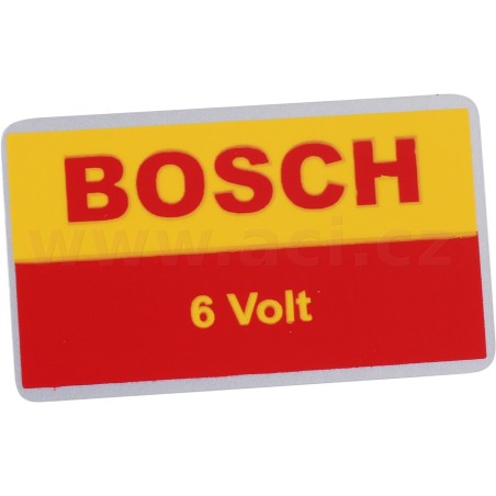 Samolepka "Bosch 6 Volt"