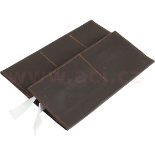 Brašna na nářadí bez nářadí, imitace kůže, šedá. Délka 322 mm, šířka 220 mm