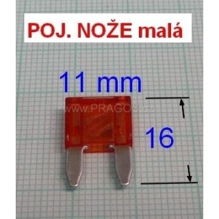 Pojistka nožová mini 7,5A