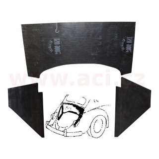 Sada tlumení zvuku pro motorový prostor, 3 ks