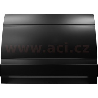 Velký boční panel s výškou do pasu, střed, naproti posuvným dveřím