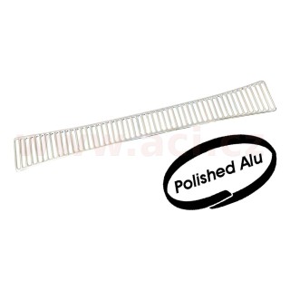 Zadní ventilační mřížka, leštěný hliník (ne Cabrio, ne 1303) r.v. 57-86