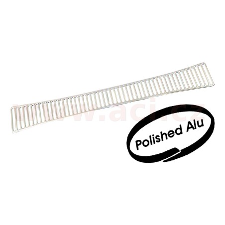 Zadní ventilační mřížka, leštěný hliník (ne Cabrio, ne 1303) r.v. 57-86