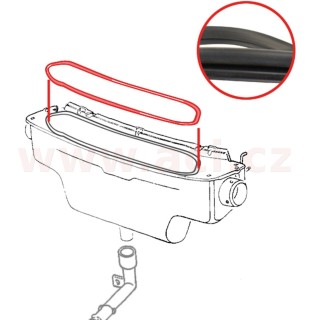 Těsnění mezi skříň ventilátoru a kapotu (ne 1303) r.v. od 67-