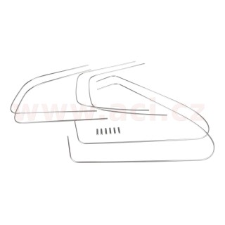 Sada bočních lišt na těsnění oken, hliník r.v. 71-86