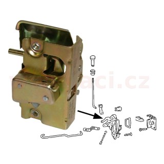Zámek předních dveří komplet  L r.v. 47-67