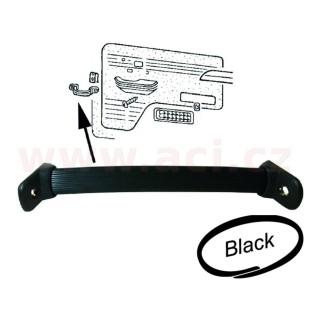 Vnitřní madlo předních dveří, černé  L=P