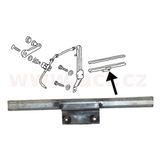 Vodící lišta pro stahování okna  L=P r.v. 67-86