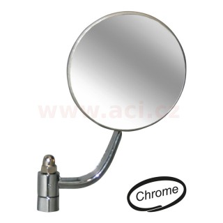 Zpětné zrcátko kulaté, chrom  P