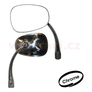 Zpětné zrcátko, chrom  L