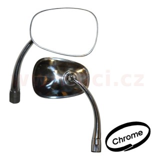Zpětné zrcátko, chrom  P