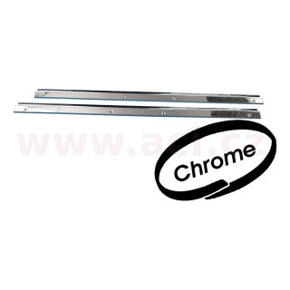Vnitřní chromové lišty prahu dveří, 2 ks  L+P r.v. 55-86