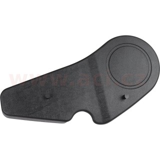 Boční kryt sedadla bez otvoru pro sedadlo spolujezdce, černý  L