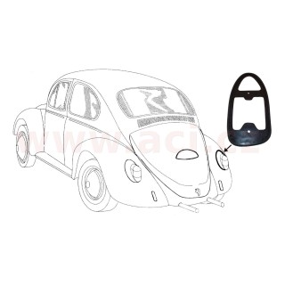 Gumové těsnění zadního světla (i pro 1302)  P r.v. 67-72