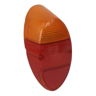 Sklo zadního světla oranžové/červené  L=P r.v. 61-67