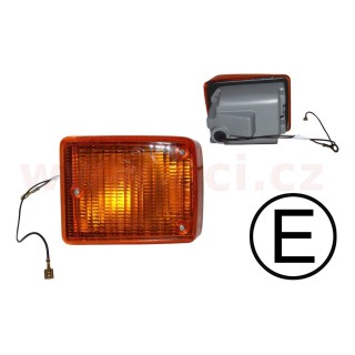 Přední blikač oranžový komplet  L r.v. od 72-