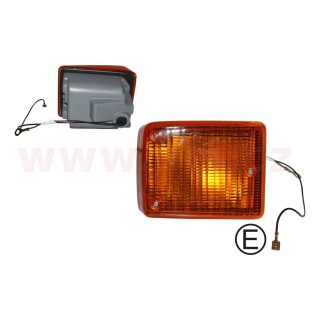 Přední blikač oranžový komplet  P r.v. od 72-