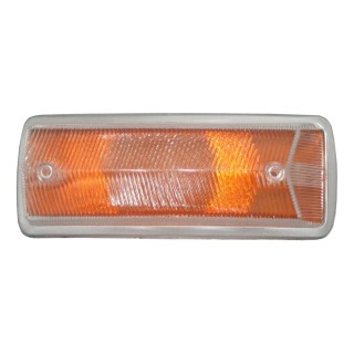 Sklo předního blikače oranžové  L r.v. 67-72