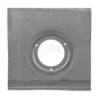 Plech vyústění hrdla nádrže