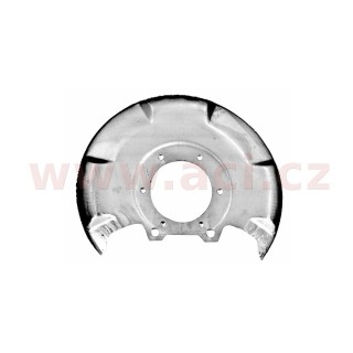Prachový štít předního brzdového kotouče (průměr= 239 mm) L=P