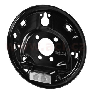 Prachový štít zadní bubnové brzdy  L