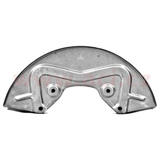 Prachový štít předního brzdového kotouče (průměr= 256 mm) L=P