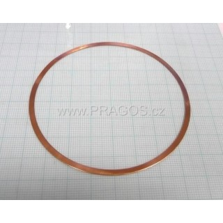 Měděné těsnění pod válec D68 – 0,1 mm, pro vozy Škoda Tudor, 1000 MB, 100, 105