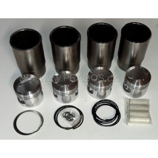 Cylinders and pistons complete set, Škoda 130L, Rapid 130